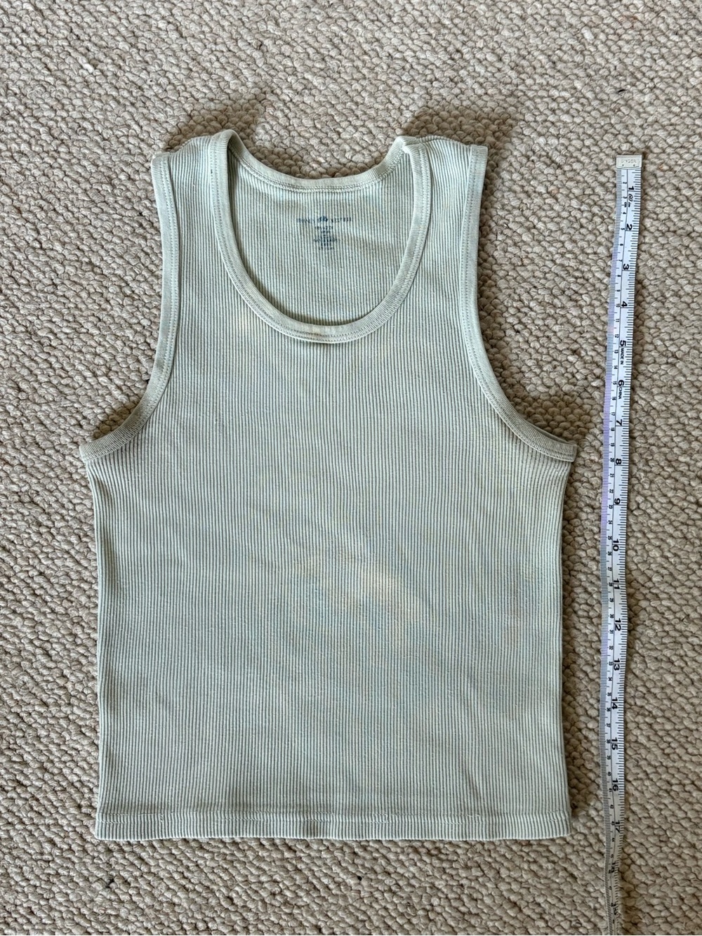 Brandy Melville Ribbed Tank Top - Sage
